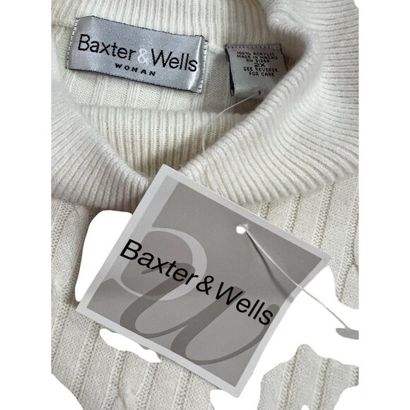 Baxter & Wells Women's Knit Sweater Pullover Winter Plus Size 2X Mock Neck NWT - Picture 3 of 6